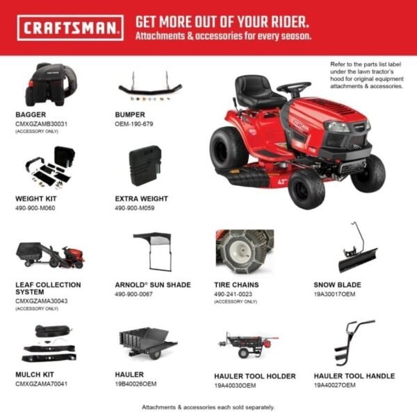 Craftsman 42-in. Gear Gas Riding Mower