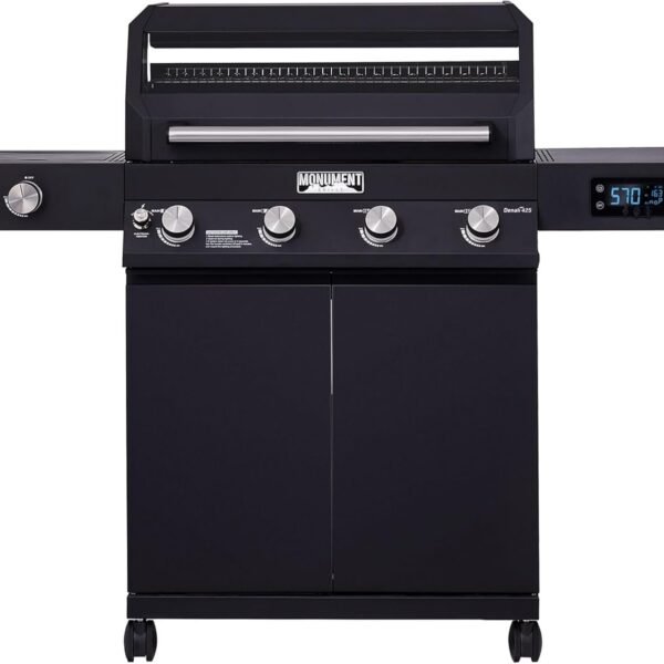 Monument Grills Denali 425 Black Smart Tech Propane Gas Grill