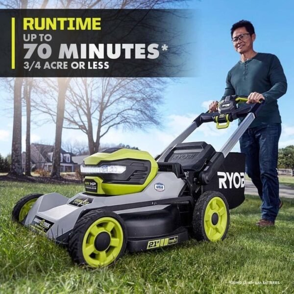40V HP Brushless 21″ Self-Propelled Multi-Blade Mower Kit