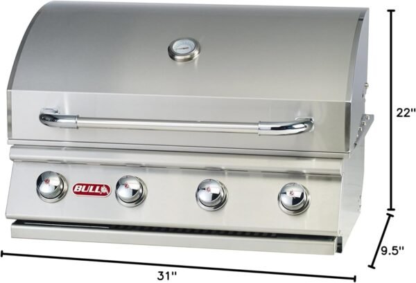 Bull Outlaw 30 inch 4 Burner Built in Natural Gas Grill