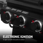 Char-Griller Texas Trio 3-Burner Dual Fuel Grill with Smoker