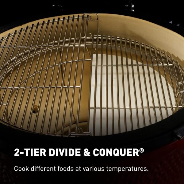 Kamado Joe Big Joe I 24 in. Blaze Red Ceramic Charcoal Grill