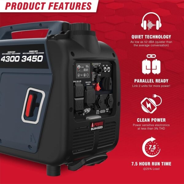 A-iPower 4300-Watt Inverter Generator