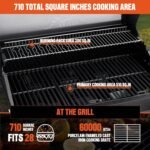 Monument Grills Denali 425 Black Smart Tech Propane Gas Grill