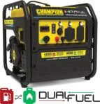 Champion 4250-Watt Dual Fuel RV Ready Open Frame Inverter Generator
