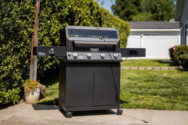 Monument Grills Denali 425 Black Smart Tech Propane Gas Grill