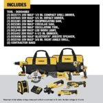 DEWALT 20V MAX Power Tool Combo Kit, 9-Tool Cordless Power Tool Set with 2 Batteries and Charger (DCK940D2)