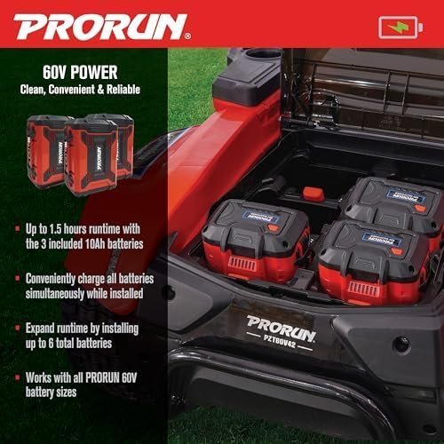 60V Zero Turn Riding Lawn Mower