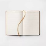 192pg Ruled Journal 10"x7" Leatherette Dark Brown Soft Cover, Narrow Lined, Teen & Adult Notebook