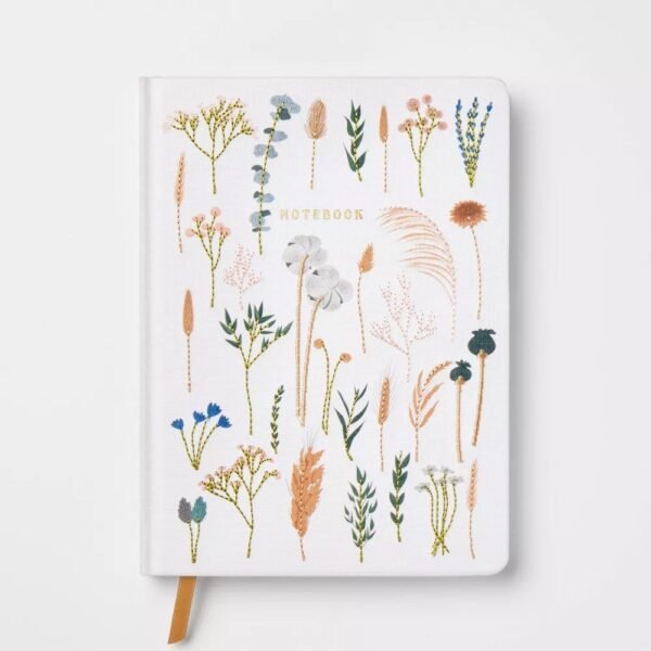 240pg Ruled Journal 8"x6" Botanical Leaves