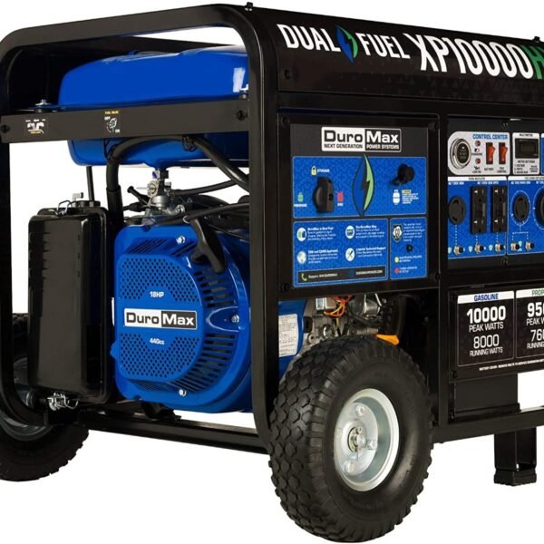 DuroMax XP10000HX 10,000 Watt Portable Dual Fuel Generator