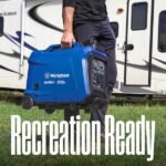 4,000-Watt Gas Powered Portable Inverter Generator with Recoil Start, LED Data Center